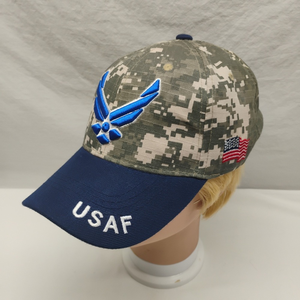 USAF United States Air Force‎ Camo Flag Adjustable Hat